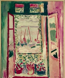 Fenetre ouverte a Collioure 1905 (olja på duk)