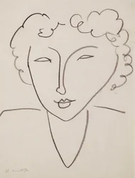Kvinnohuvud; Tete de Femme