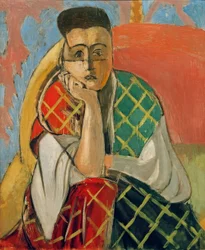 Mademoiselle H.D. Kvinna med slöja