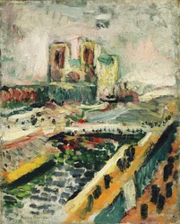 Notre-Dame, ca 1900 (olja på duk)