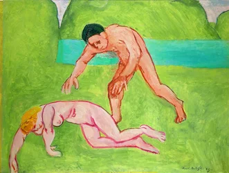 Nymf och satyr