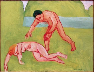 Nymf och satyr