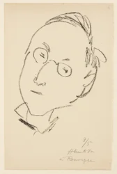 Porträtt av Paul Léautaud