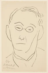 Porträtt av Paul Léautaud