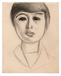 Porträtt av en ung kvinna (Elsa Glaser)