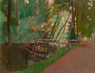 Sous-bois, ca 1902-1903 (olja på papper upplagd på panel)