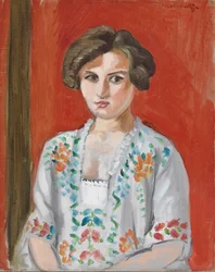 Den bulgariska blusen, ca 1920 (olja på duk)