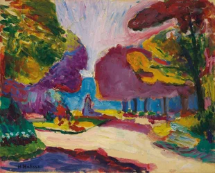 Luxembourgträdgården, Paris, ca 1902 (olja på duk)