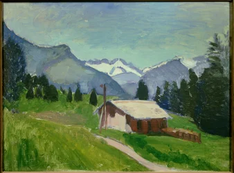 Savoyalperna 1901 (olja på duk)