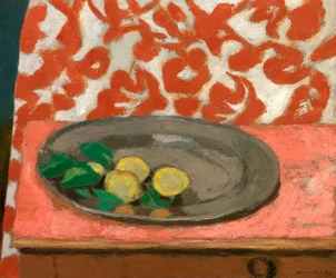 Citroner på en tennplatta