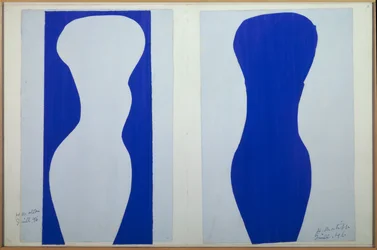 jazz - shapes 1944 (Gouache, klippt och klistrat papper på duk)