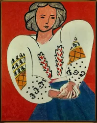 la blouse roumaine 1940 (olja på duk)