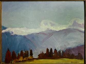 savoyalperna 1901 (olja på duk)