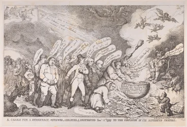 En charm för en demokrati, granskad, analyserad och förstörd 1 januari 1799 till konf..., 1 januari 1799.