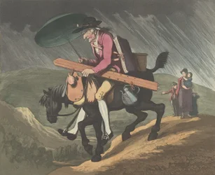 En konstnär som reser i Wales, 10 februari 1799.