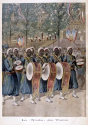 Ett regemente av algeriska Turcos, 1896