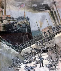 En olycka ombord på Victoria, 22 juni 1893.