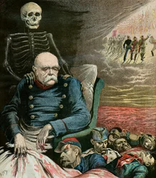 Karikatyrporträtt av Otto von Bismarck