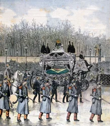 Brasiliens kejsares begravning 1891