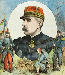 Porträtt av general Jacques Duchesne