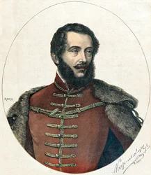 Porträtt av Lajos Kossuth