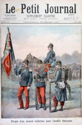 Föreslog nya uniformer för den franska armén, 1897