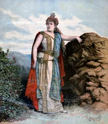 Renee Richard i operan Sapho, 1893