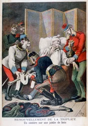 Förnyelse av trippelalliansen av Tyskland, Österrike och Italien, 1896