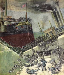 Det engelska fartyget HMS Camperdown