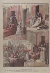 Gouffe-mysteriet, illustrationer från 