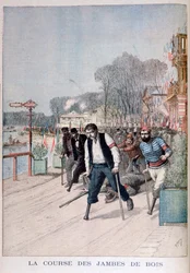 Träbenens ras, 1895