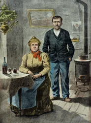 Mördaren Xavier Ange Carrara och hans hustru Louise