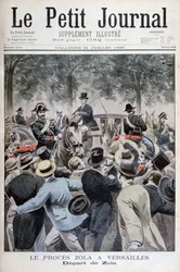 Émile Zolas avgång från Versailles, 1898
