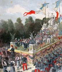 Harmonins och fredens paradflotte, nationalfest, 22 september, Frankrike, 1892