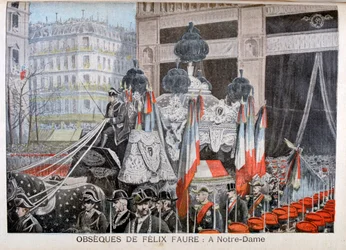 President Félix Faures begravning den 23 februari 1899