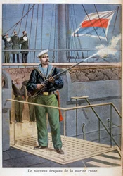 Den nya flaggan för den ryska flottan, 1898