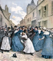 Borttagandet av de galna i Villejuif, Paris, 1891