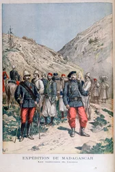 Uniformer för den franska expeditionsstyrkan på Madagaskar, 1895