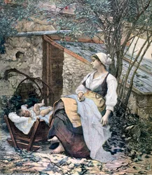 Ung mor, 1891