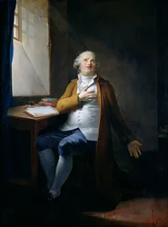 Ludvig XVI (1754-93) i templet, ca 1795 (olja på duk)