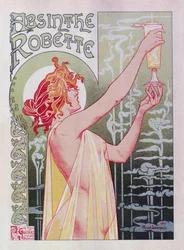 Absinthe Robette affisch, 1896