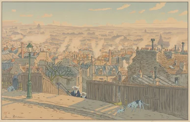 Parisiska landskap: Paris sett från Montmartre
