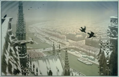 Från tornen i Notre-Dame