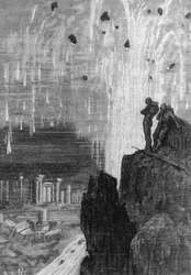 Illustration från "20 000 ligor under havet" av Jules Verne