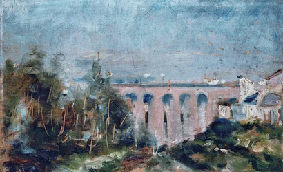 Castelviel-viadukten i Albi, 1880.