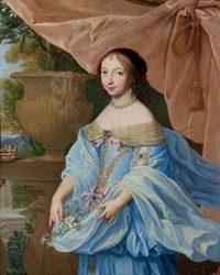 Porträtt "sade" av Marie Martinazzi, prinsessa av Conti