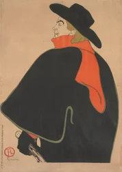Aristide Bruant, i sin kabaré
