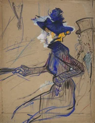 Jane Avril på Divan Japonais