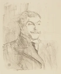 Porträtt av Lucien Guitry