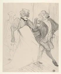 Réjane och Galipaux i Madame Sans-Gêne